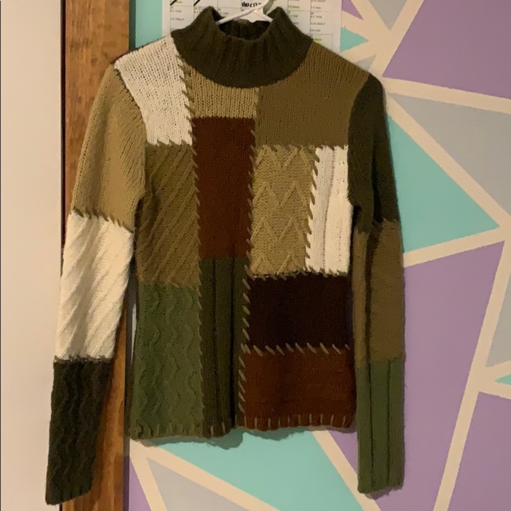 Fall Colored Knitted Sweater